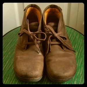 Sz 6.5 Clarks 'Unstructured' Leather Desert Boots